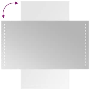 Koupelnové zrcadlo s LED osvětlením 50 x 90 cm - obrázek 7