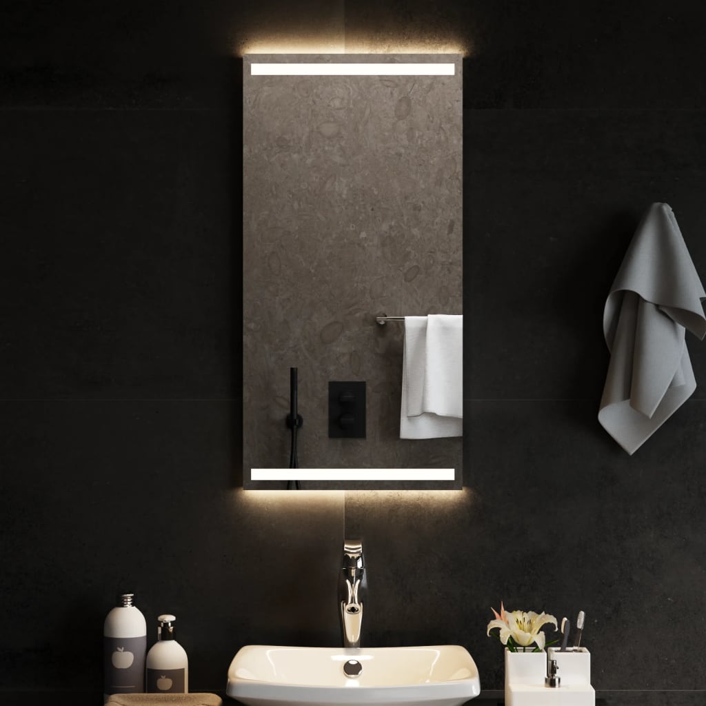 Koupelnové zrcadlo s LED osvětlením 40x80 cm