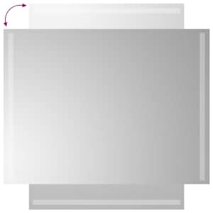Koupelnové zrcadlo s LED osvětlením 60 x 80 cm - obrázek 4