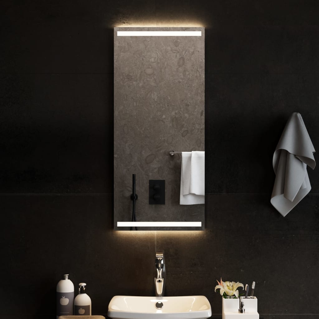 Koupelnové zrcadlo s LED osvětlením 40x90 cm