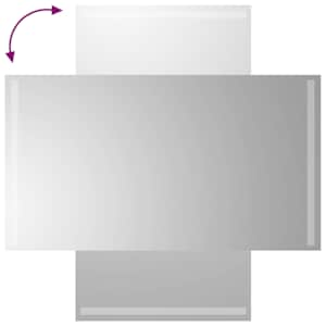 Koupelnové zrcadlo s LED osvětlením 50 x 90 cm - obrázek 4
