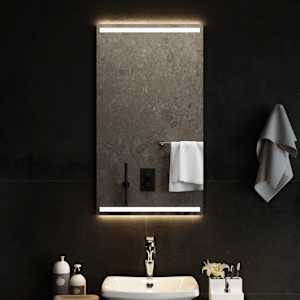 Koupelnové zrcadlo s LED osvětlením 50 x 90 cm - obrázek 1