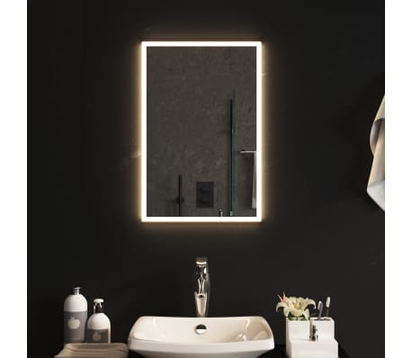 vidaXL Oglinda de baie cu LED, 40x60 cm