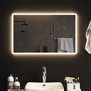 Koupelnové zrcadlo s LED osvětlením 50x80 cm