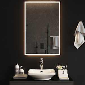 vidaXL Miroir de salle de bain &agrave; LED 60x90 cm