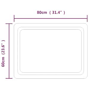 Koupelnové zrcadlo s LED osvětlením 60 x 80 cm - obrázek 5