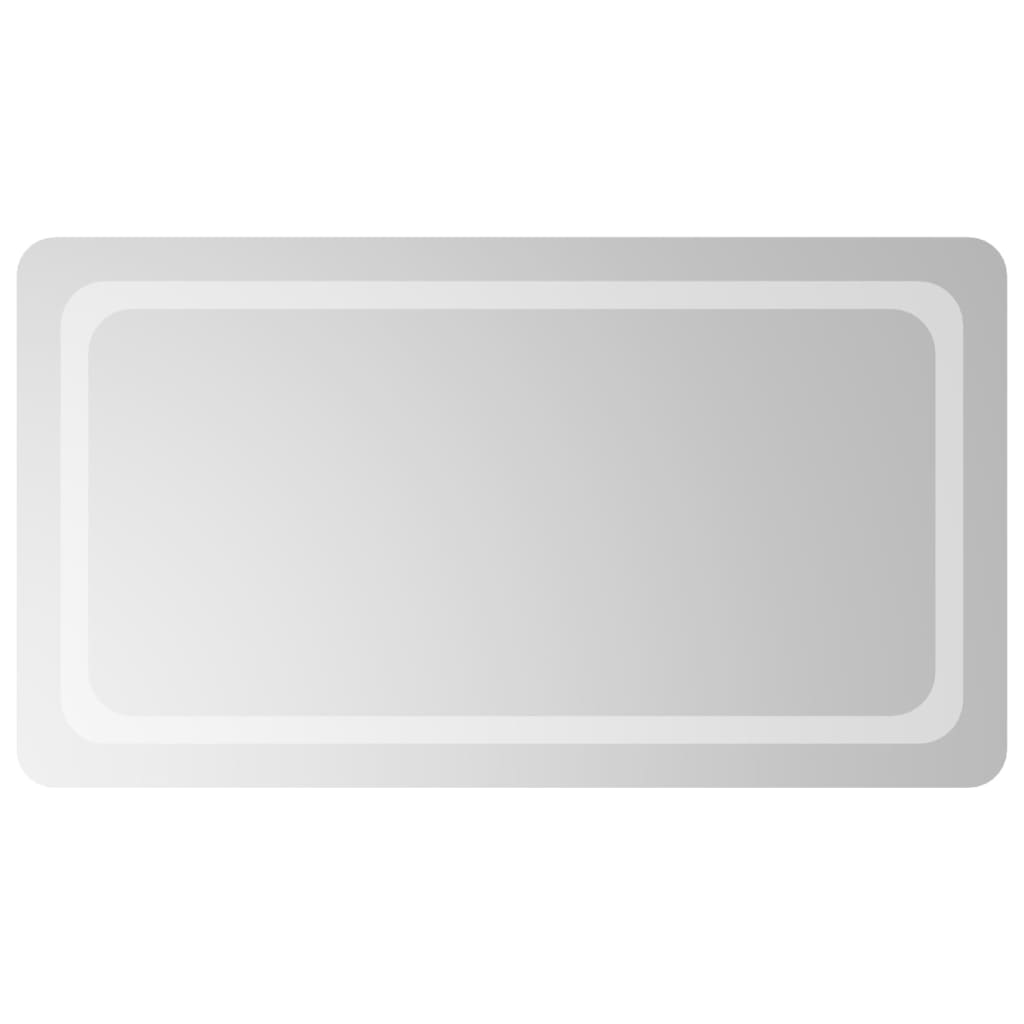 vidaXL Koupelnové zrcadlo s LED osvětlením 50 x 90 cm