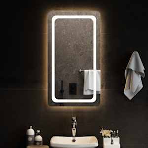 Koupelnové zrcadlo s LED osvětlením 50 x 90 cm - obrázek 1