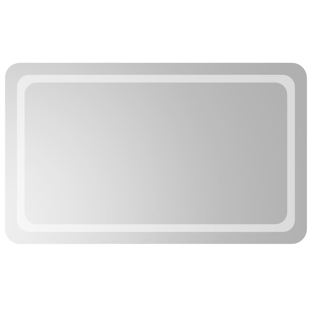 vidaXL Koupelnové zrcadlo s LED osvětlením 60x100 cm