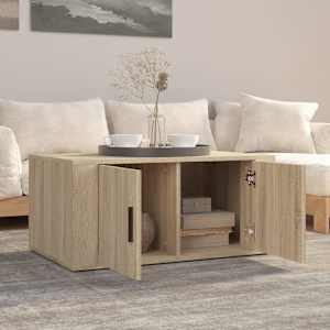 Konferenční stolek dub sonoma 80 x 50 x 36 cm kompozitní dřevo - obrázek 3