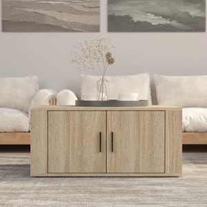 Konferenční stolek dub sonoma 80 x 50 x 36 cm kompozitní dřevo - obrázek 1