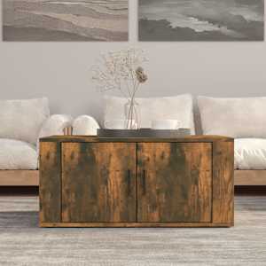 Konferenční stolek kouřový dub 80 x 50 x 36 cm kompozitní dřevo - obrázek 1