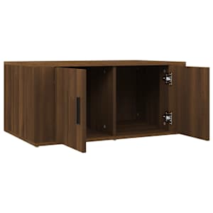 Konferenční stolek hnědý dub 80 x 50 x 36 cm kompozitní dřevo - obrázek 6