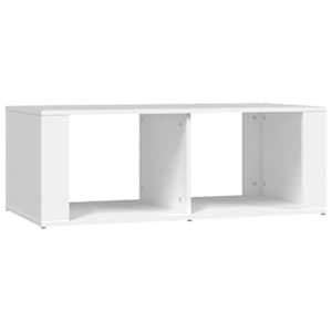Konferenční stolek bílý 100 x 50 x 36 cm kompozitní dřevo - obrázek 2