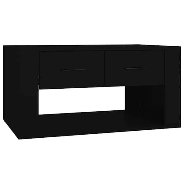 vidaXL kohvilaud, must, 102 x 50 x 45 cm, tehispuit