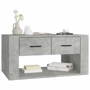 Konferenční stolek betonově šedý 80x50x40 cm kompozitní dřevo - obrázek 4