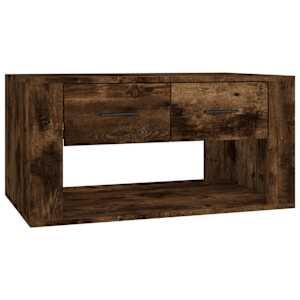 Konferenční stolek kouřový dub 80x50x40 cm kompozitní dřevo - obrázek 2