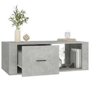 Konferenční stolek betonově šedý 100x50,5x35cm kompozitní dřevo - obrázek 5