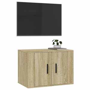 Nástěnná TV skříňka dub sonoma 57 x 34,5 x 40 cm - obrázek 4