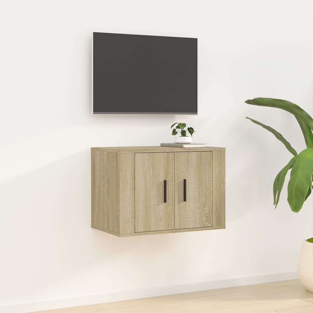 TV-Wandschrank Sonoma-Eiche 57×34,5×40 cm