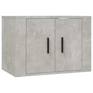 Nástěnná TV skříňka betonově šedá 57 x 34,5 x 40 cm - obrázek 2