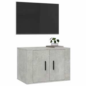 Nástěnná TV skříňka betonově šedá 57 x 34,5 x 40 cm - obrázek 4
