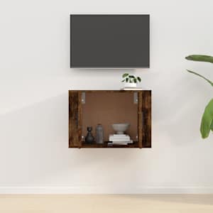 Nástěnná TV skříňka kouřový dub 57 x 34,5 x 40 cm - obrázek 3