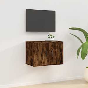 Nástěnná TV skříňka kouřový dub 57 x 34,5 x 40 cm - obrázek 1