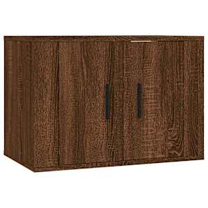 Nástěnná TV skříňka hnědý dub 57 x 34,5 x 40 cm - obrázek 2
