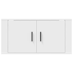 Nástěnná TV skříňka bílá 80 x 34,5 x 40 cm - obrázek 6