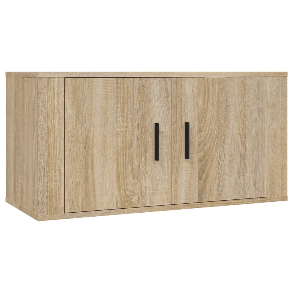 TV-Wandschrank Sonoma-Eiche 80x34,5x40 cm