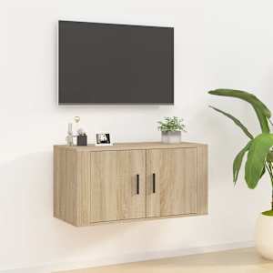 Stenska TV omarica sonoma hrast 80x34,5x40 cm