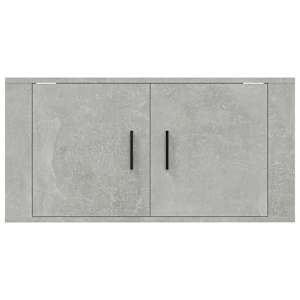 Nástěnná TV skříňka betonově šedá 80 x 34,5 x 40 cm - obrázek 6