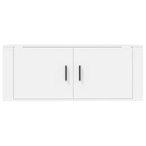 Nástěnná TV skříňka bílá 100x34,5x40 cm - obrázek 6
