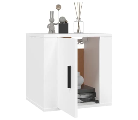 vidaXL Stenska TV omarica 2 kosa bela 40x34,5x40 cm