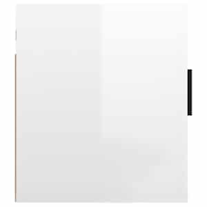Nástěnné TV skříňky 2 ks bílé s vysokým leskem 40x34,5x40 cm - obrázek 7