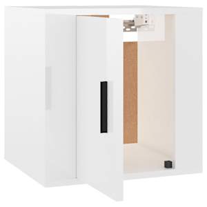 Nástěnné TV skříňky 2 ks bílé s vysokým leskem 40x34,5x40 cm - obrázek 8