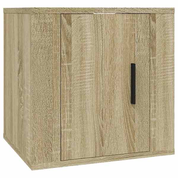 vidaXL seinale kinnitatav telerikapp, Sonoma tamm, 40x34,5x40 cm