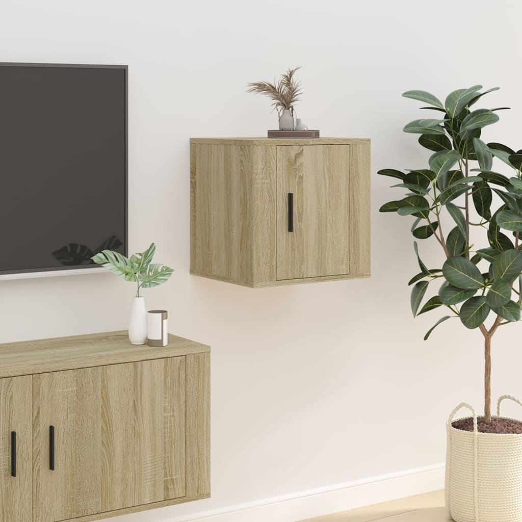 vida XL TV-Wandschrank Sonoma-Eiche 40x 34,5x 40 cm