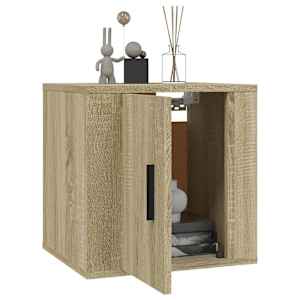 vidaXL Stenska TV omarica 2 kosa sonoma hrast 40x34,5x40 cm