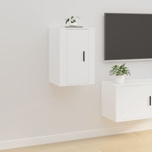 Nástěnná TV skříňka bílá 40 x 34,5 x 60 cm - obrázek 1
