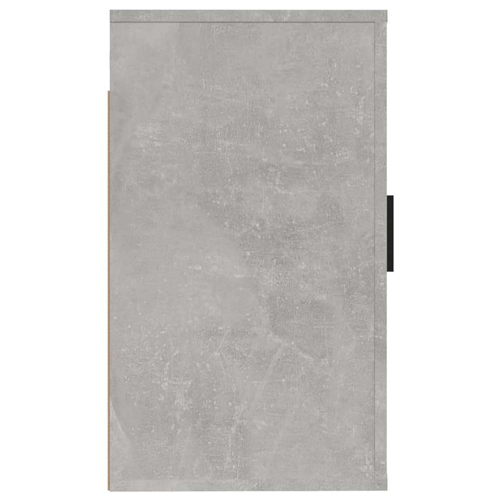 Dulapuri TV montate pe perete, 2 buc., gri beton, 40×34,5×60 cm