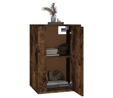 vidaXL Stenska TV omarica dimljen hrast 40x34,5x60 cm