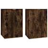 vidaXL seina telerikapid, 2 tk, suitsutatud tamm, 40x34,5x60 cm