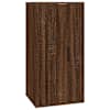 vidaXL seinale kinnitatav telerikapp, pruun tamm, 40x34,5x80 cm
