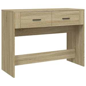 Konzolový stolek dub sonoma 100 x 39 x 75 cm kompozitní dřevo - obrázek 2