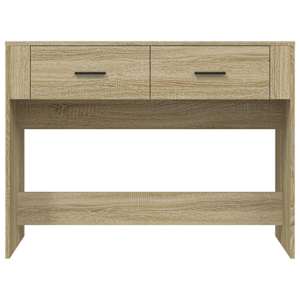 Konzolový stolek dub sonoma 100 x 39 x 75 cm kompozitní dřevo - obrázek 6