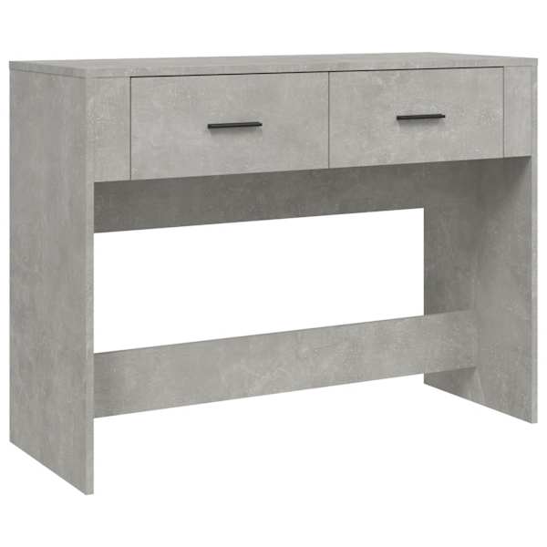 vidaXL konsoollaud, betoonhall, 100x39x75 cm, tehispuit
