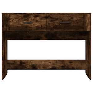 Konzolový stolek kouřový dub 100 x 39 x 75 cm kompozitní dřevo - obrázek 6