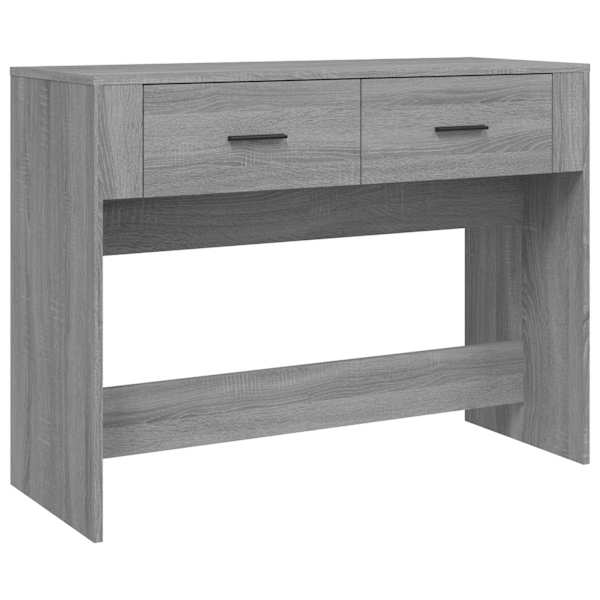vidaXL konsoollaud, hall Sonoma tamm, 100x39x75 cm, tehispuit